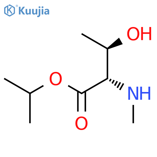 L-Threonine, N-methyl-, 1-methylethyl ester structure