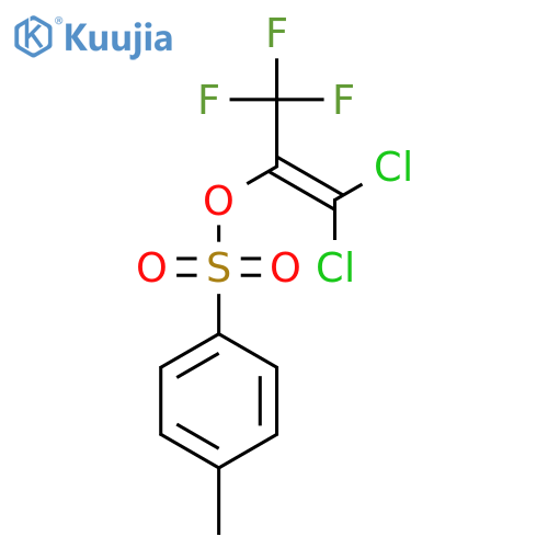 1,1-Dichloro-3,3,3-trifluoroprop-1-en-2-yl 4-methylbenzene-1-sulfonate structure