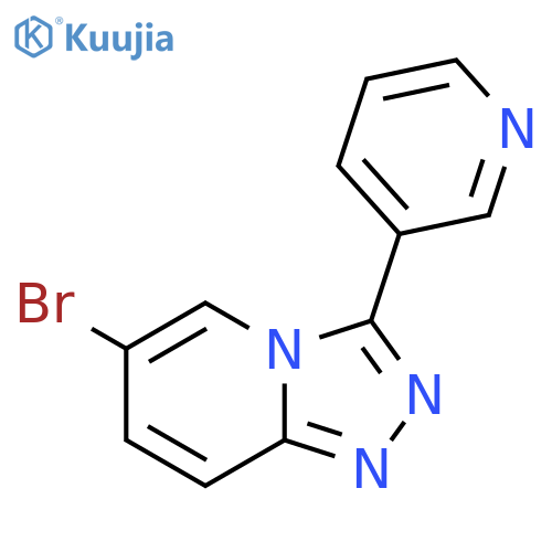 3-{6-Bromo-[1,2,4]triazolo[4,3-a]pyridin-3-yl}pyridine structure