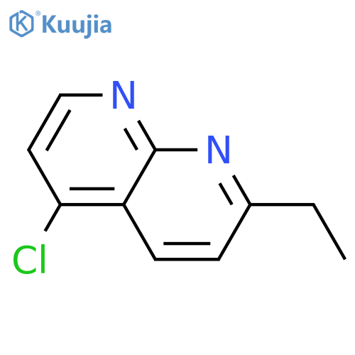 1,8-Naphthyridine, 5-chloro-2-ethyl- structure