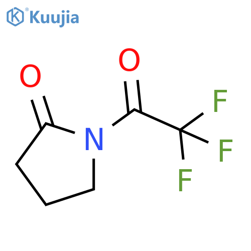 2-Pyrrolidinone,1-(2,2,2-trifluoroacetyl)- structure