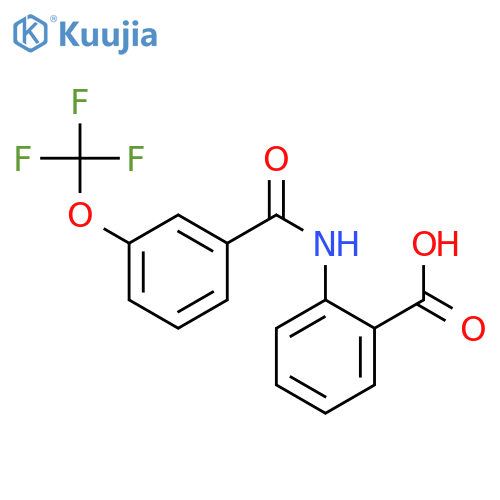Benzoic acid, 2-[[3-(trifluoromethoxy)benzoyl]amino]- structure