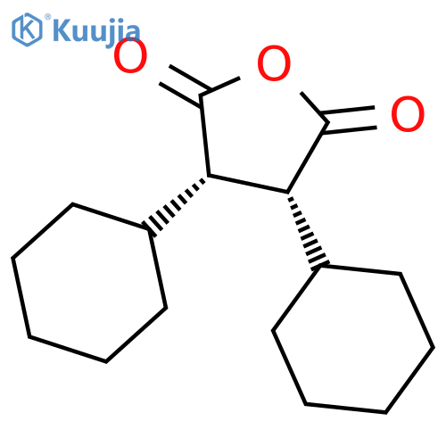 2,5-Furandione, 3,4-dicyclohexyldihydro-, cis- structure