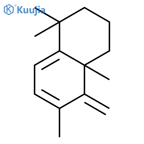 Naphthalene, 1,2,3,4,4a,5-hexahydro-1,1,4a,6-tetramethyl-5-methylene- structure