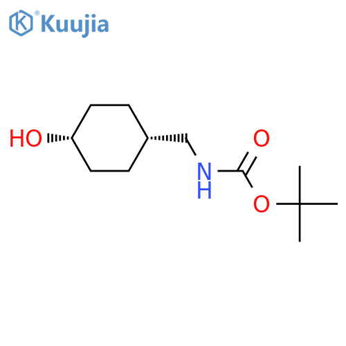 tert-Butyl ((4-hydroxycyclohexyl)methyl)carbamate structure