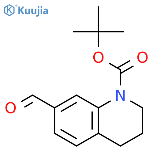 1-BOC-1,2,3,4-TETRAHYDROQUINOLINE-7-CARBALDEHYDE structure