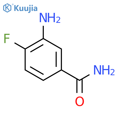 3-Amino-4-fluorobenzamide structure
