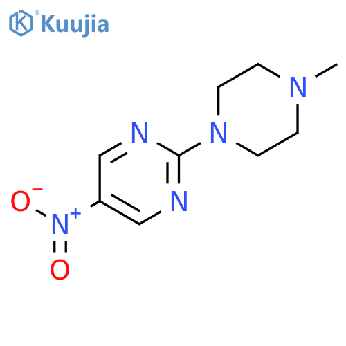 2-(4-Methylpiperazin-1-yl)-5-nitropyrimidine structure