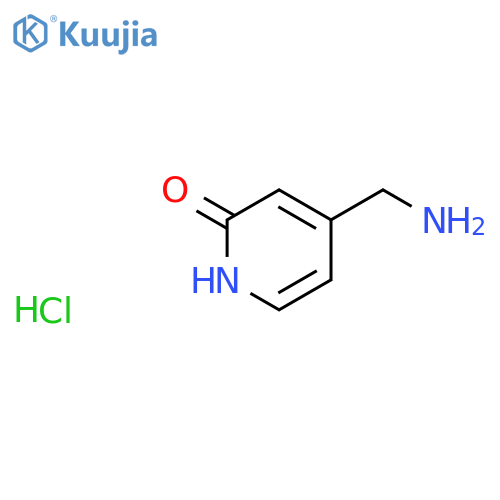 4-(aminomethyl)-1H-pyridin-2-one;hydrochloride structure