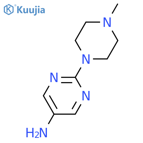 2-(4-Methylpiperazin-1-yl)pyrimidin-5-amine structure