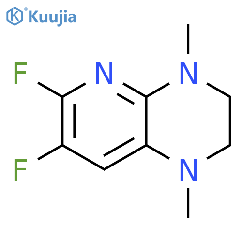 6,7-difluoro-1,2,3,4-tetrahydro-1,4-dimethyl-Pyrido[2,3-b]pyrazine structure