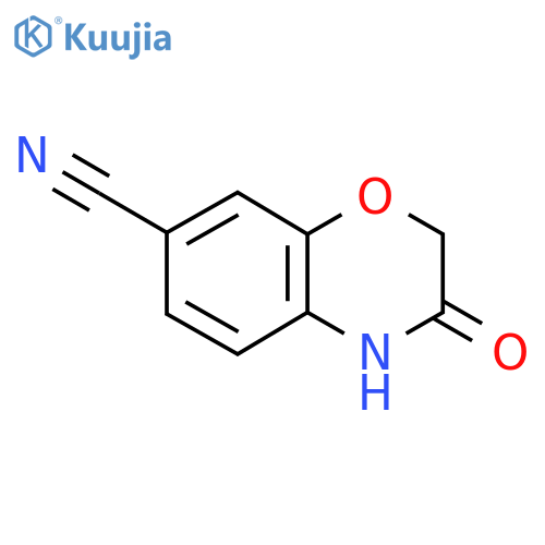 3-Oxo-3,4-dihydro-2H-1,4-benzoxazine-7-carbonitrile structure