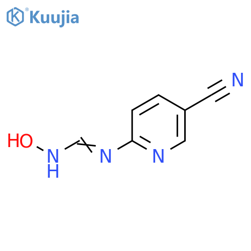 Methanimidamide, N'-(5-cyano-2-pyridinyl)-N-hydroxy- structure