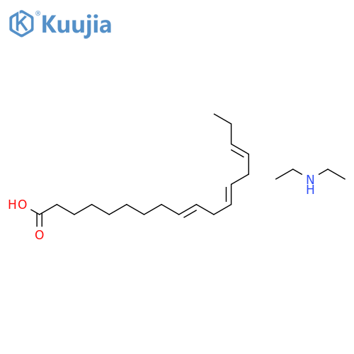 (9Z,12Z,15Z)-octadeca-9,12,15-trienoic acid, compound with diethylamine (1:1) structure