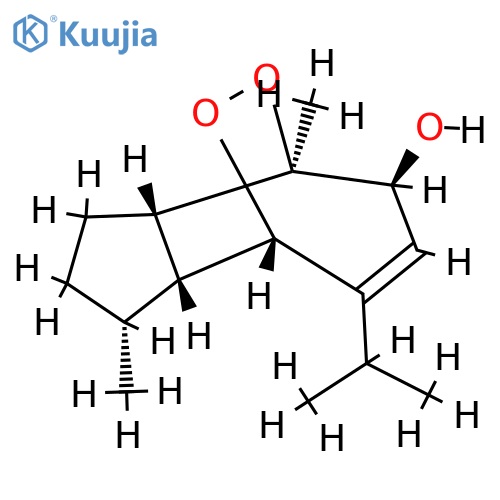 (1R)-1,2,3,3aβ,4,5,8,8aβ-Octahydro-1α,4α-dimethyl-7-(1-methylethyl)-4β,8β-epidioxyazulen-5β-ol structure