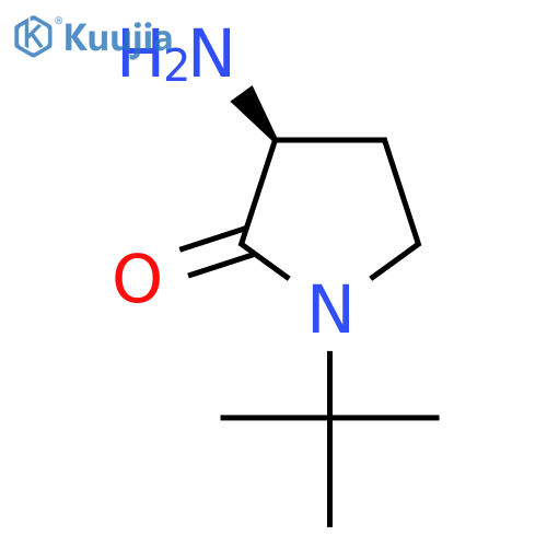 (S)-3-Amino-1-(tert-butyl)pyrrolidin-2-one structure