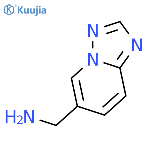 {[1,2,4]triazolo[1,5-a]pyridin-6-yl}methanamine structure