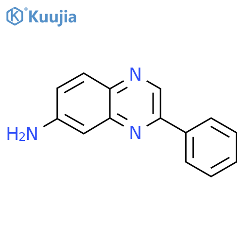 3-Phenyl-6-quinoxalinamine structure