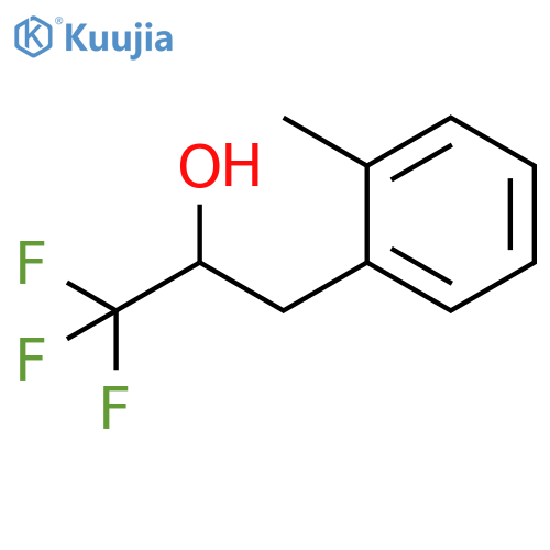 1,1,1-trifluoro-3-(2-methylphenyl)propan-2-ol structure
