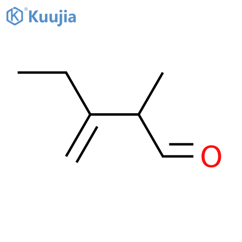 Pentanal, 2-methyl-3-methylene- structure