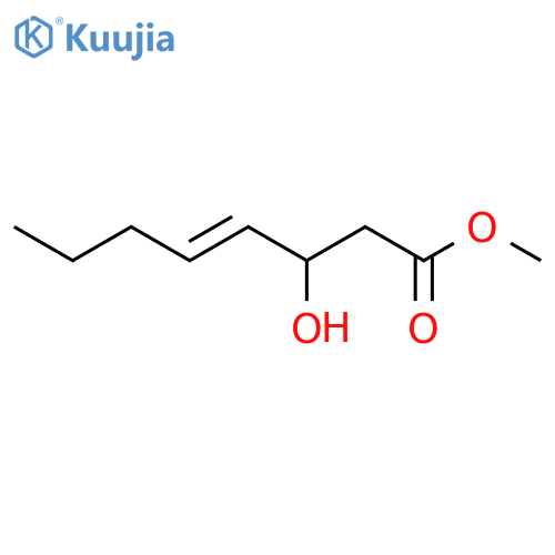 Methyl 3-hydroxyoct-4-enoate structure