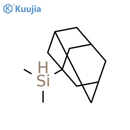 Silane, dimethyltricyclo[3.3.1.13,7]dec-1-yl- structure