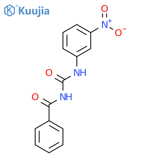 Benzamide, N-[[(3-nitrophenyl)amino]carbonyl]- structure