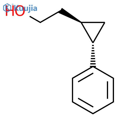 Cyclopropaneethanol, 2-phenyl-, (1R,2S)-rel- structure