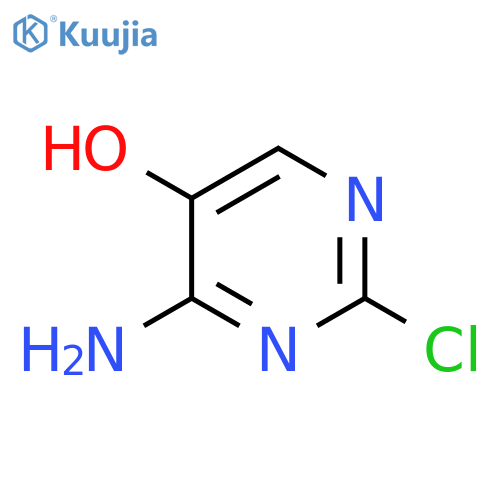 4-amino-2-chloro-5-pyrimidinol structure