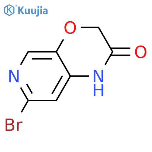 7-bromo-1H-pyrido[3,4-b][1,4]oxazin-2-one structure