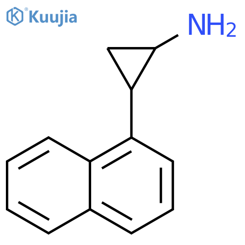 2-(naphthalen-1-yl)cyclopropan-1-amine structure