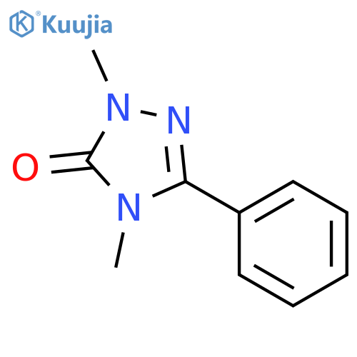 2,4-dimethyl-5-phenyl-2,4-dihydro-3H-1,2,4-triazol-3-one structure