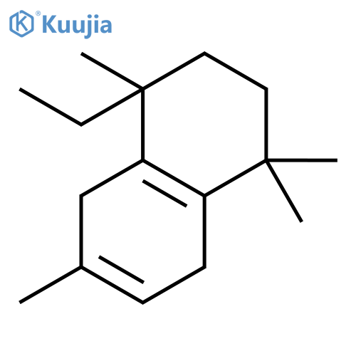 Naphthalene, 4-ethyl-1,2,3,4,5,8-hexahydro-1,1,4,6-tetramethyl- structure