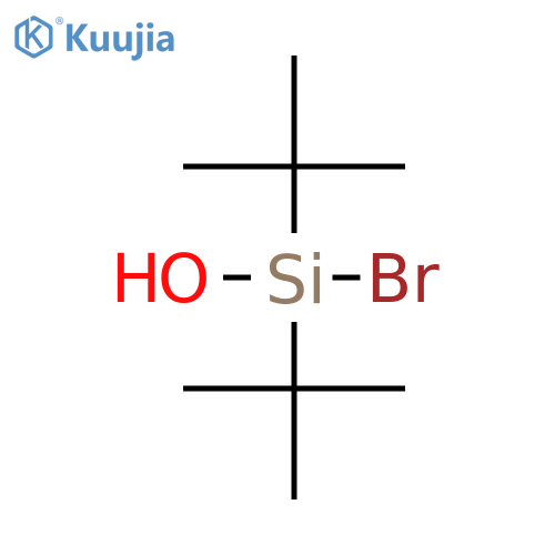 Silanol, bromobis(1,1-dimethylethyl)- structure