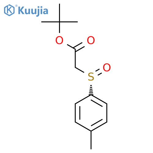 Acetic acid, [(S)-(4-methylphenyl)sulfinyl]-, 1,1-dimethylethyl ester structure
