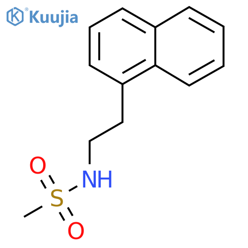 N-2-(naphthalen-1-yl)ethylmethanesulfonamide structure