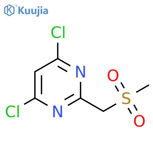 4,6-Dichloro-2-(methanesulfonylmethyl)pyrimidine structure