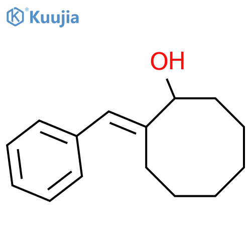 Cyclooctanol, 2-(phenylmethylene)- structure