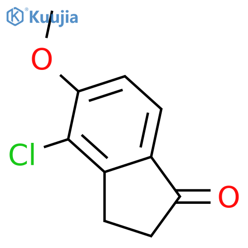 4-chloro-5-methoxy-indan-1-one structure