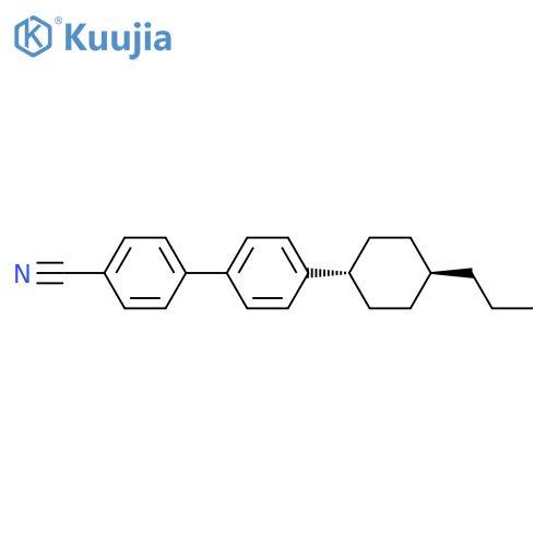 4-(trans-4-Propylcyclohexyl)-1,1-biphenyl-4-carbonitrile structure