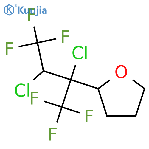 Furan, 2-[1,2-dichloro-3,3,3-trifluoro-1-(trifluoromethyl)propyl]tetrahydro- structure
