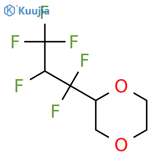 1,4-Dioxane,2-(1,1,2,3,3,3-hexafluoropropyl)- structure