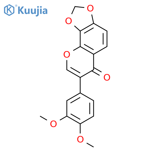 7-(3,4-dimethoxyphenyl)-6H-[1,3]dioxolo[4,5-h]chromen-6-one structure