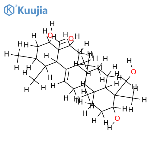 3,24-Dihydroxy-12-ursen-28-oic acid structure