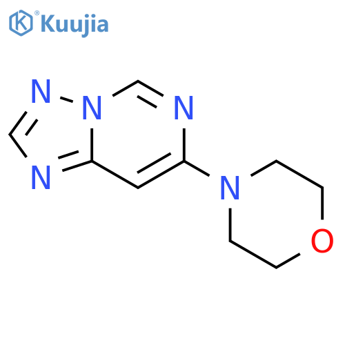 [1,2,4]Triazolo[1,5-c]pyrimidine, 7-(4-morpholinyl)- structure