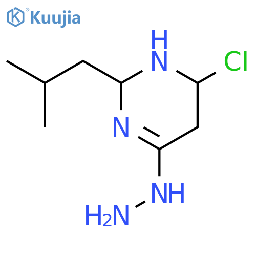 4-Chloro-6-hydrazinyl-2-isobutylpyrimidine structure