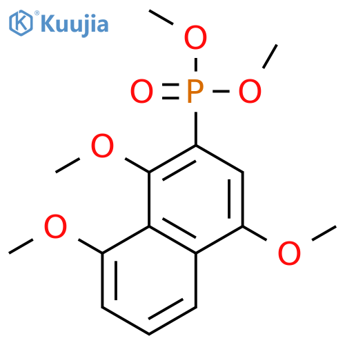 Phosphonic acid, (1,4,8-trimethoxy-2-naphthalenyl)-, dimethyl ester structure