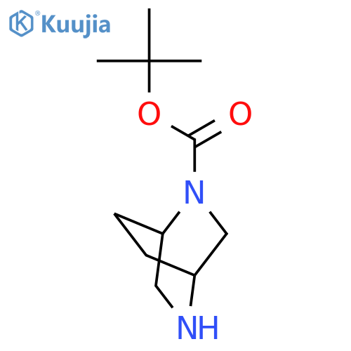 tert-butyl (1S,4S)-2,5-diazabicyclo[2.2.2]octane-2-carboxylate structure