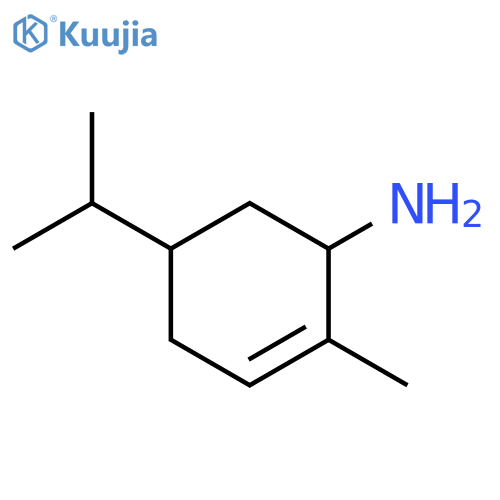 2-Cyclohexen-1-amine,2-methyl-5-(1-methylethyl)- structure
