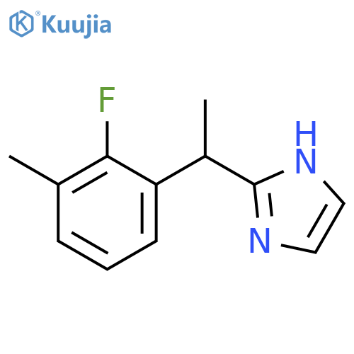2-[1-(2-fluoro-3-methylphenyl)ethyl]-1H-Imidazole structure